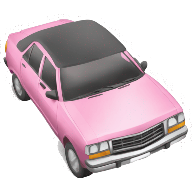 Coche rosa emoji