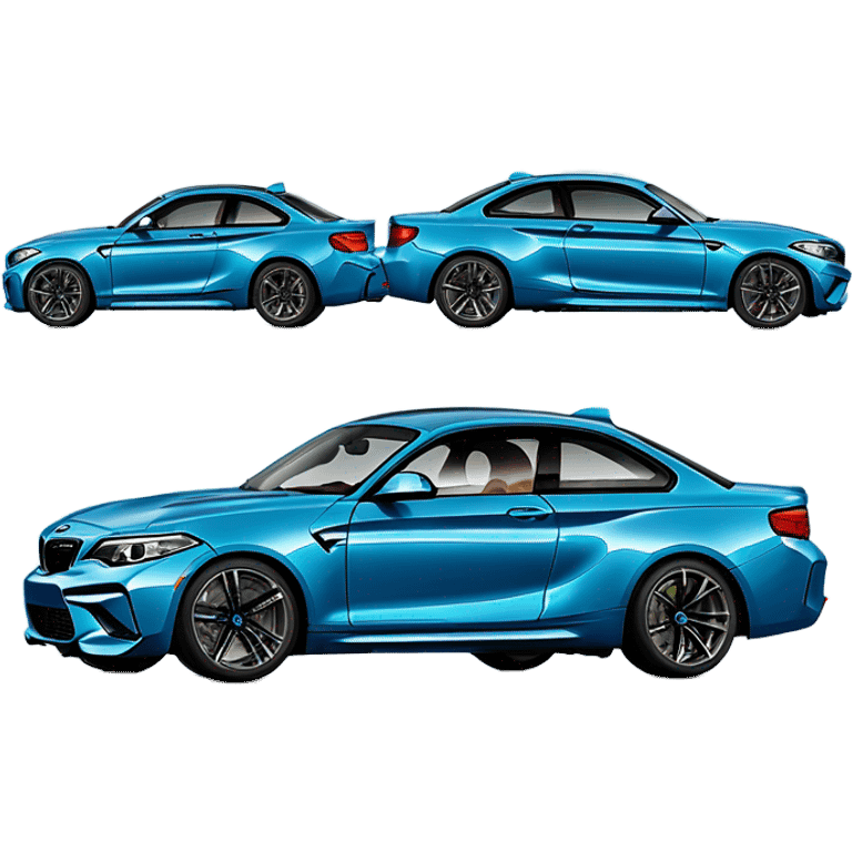 bmw m2 g87 blue emoji