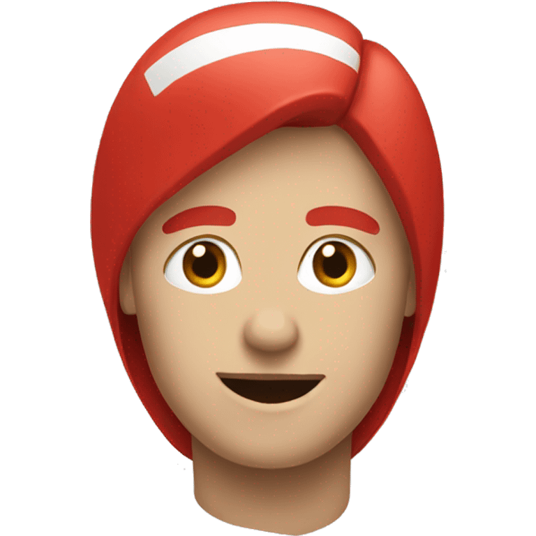 Red and white emojis  emoji