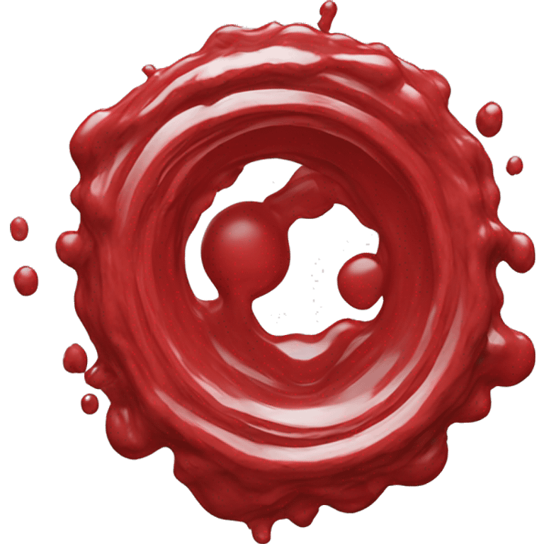 red viscosity circle  emoji