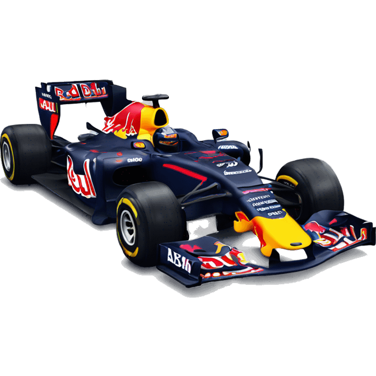 Formula 1 car Red Bull emoji