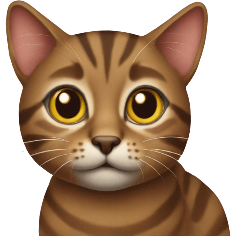 Brown tabby cat  emoji