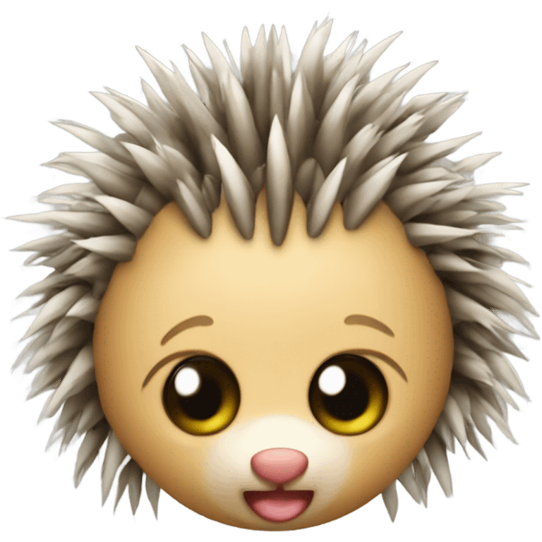 Porcupine in bikini emoji