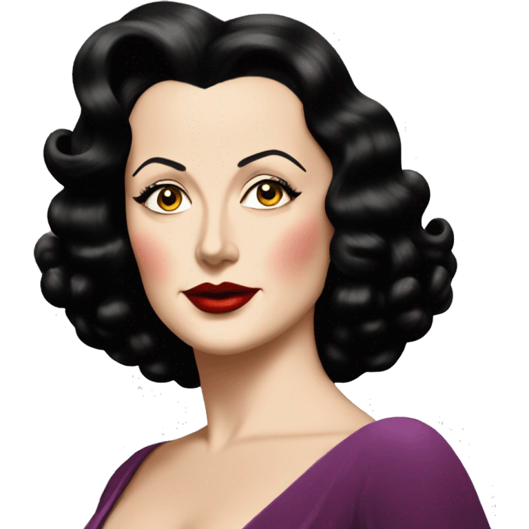 Hedy Lamarr wifi emoji