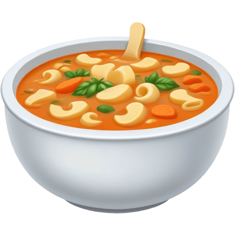 a giant bowl of soup emoji