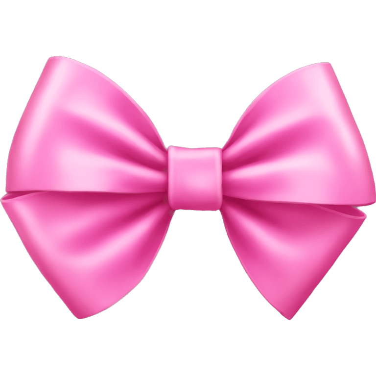 Pink bow emoji