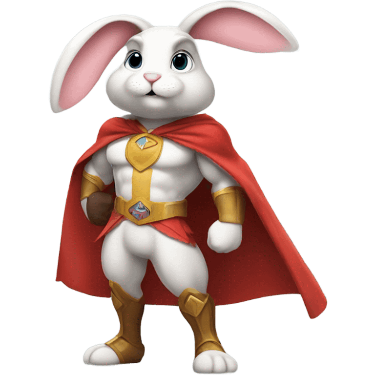 Super power bunny  emoji