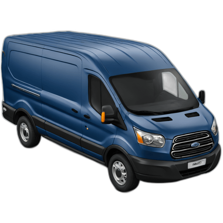 amazon ford transit van dark blue emoji