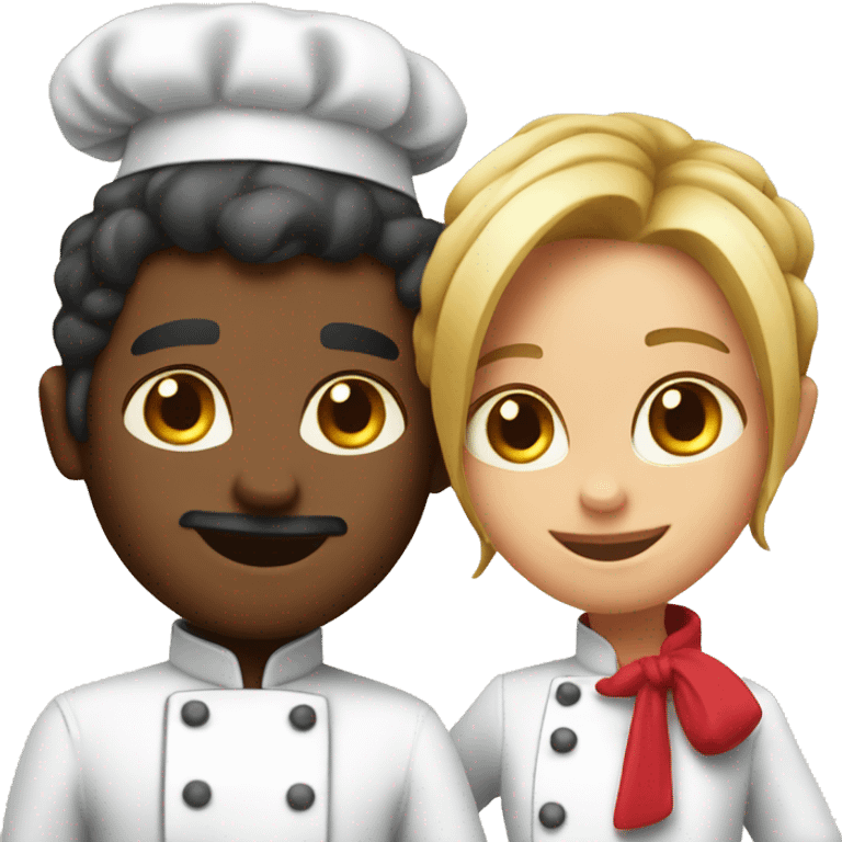 chef and sparkle emoji