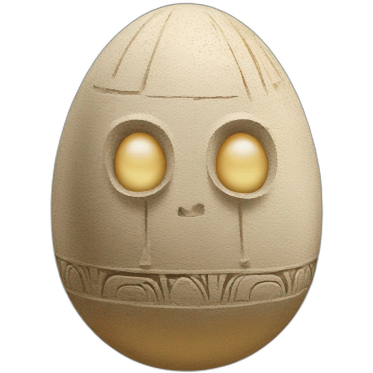 An ancient Egyptian egg emoji