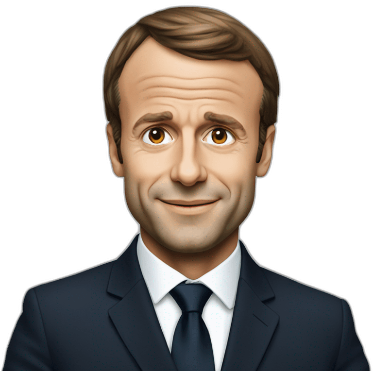 Emmanuel Macron emoji