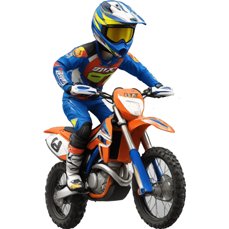 Moto cross emoji