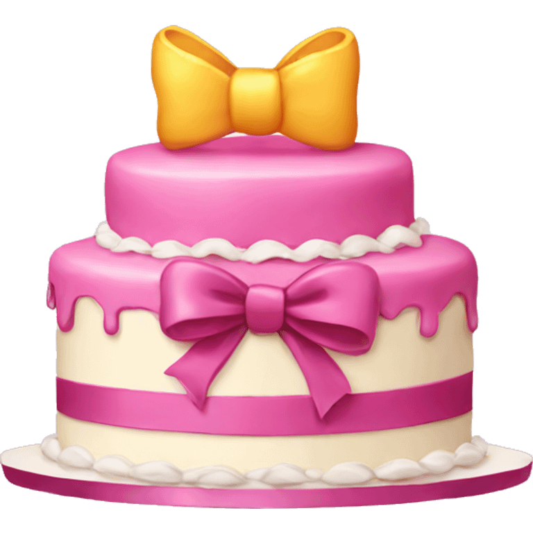 FEMALE CAKE WITH BOW emoji