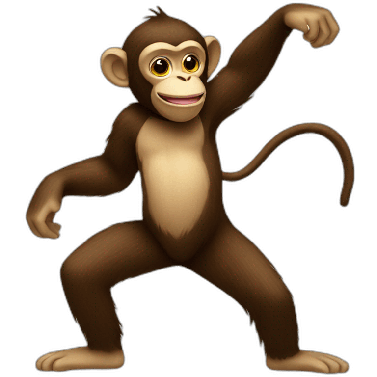 Dancing monkey emoji