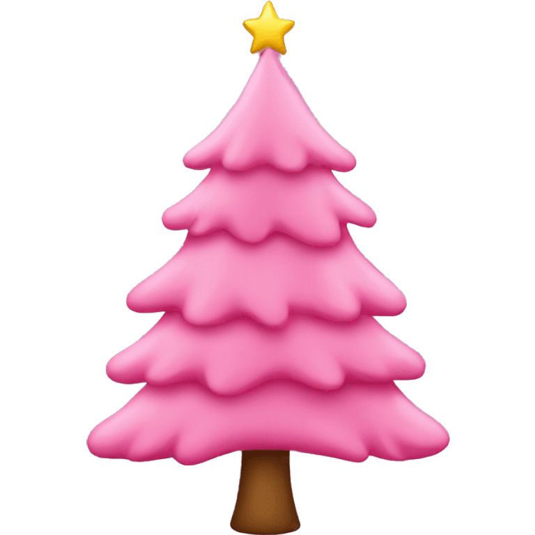 pink christmas tree emoji