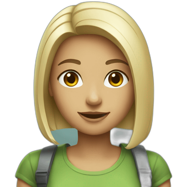 WhatsApp female bot emoji