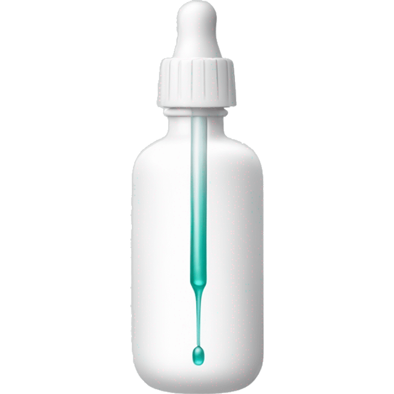 White Skincare bottle with pipette emoji