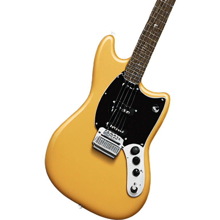 Fender Mustang guitar  emoji