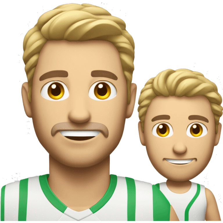 Two men tennis Caucasian  emoji