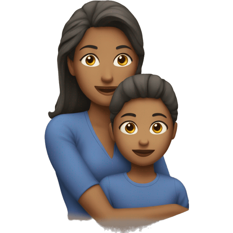 mother and daughter emoji