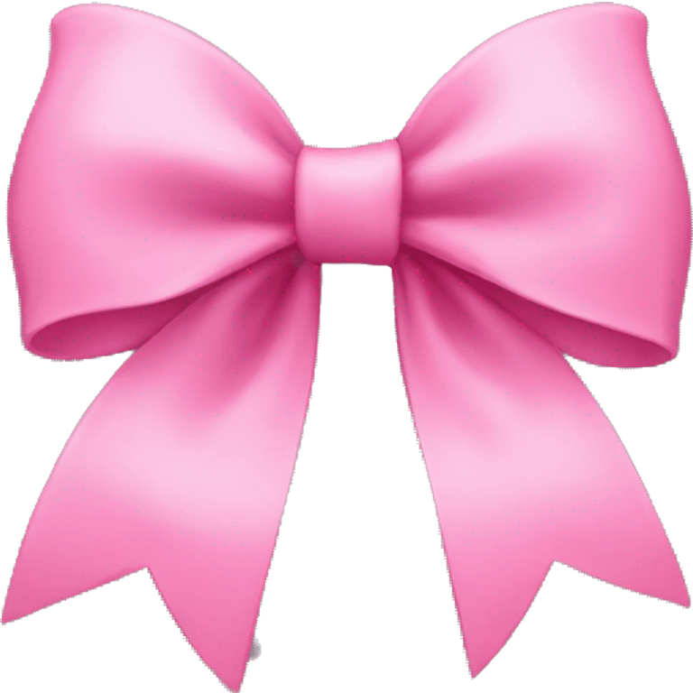 Cute pink bow emoji