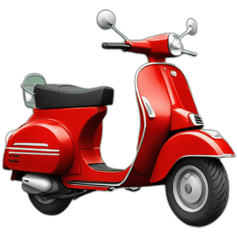 vespa roja emoji