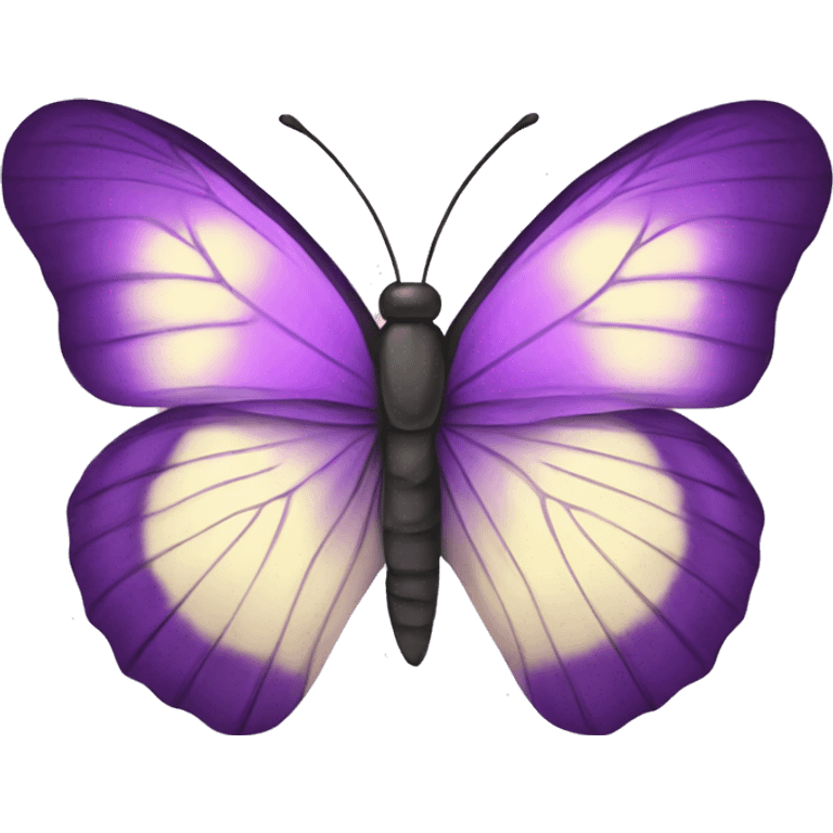 Purple butterfly emoji