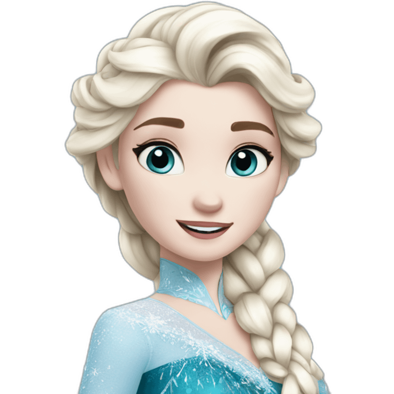 elsa from frozen emoji