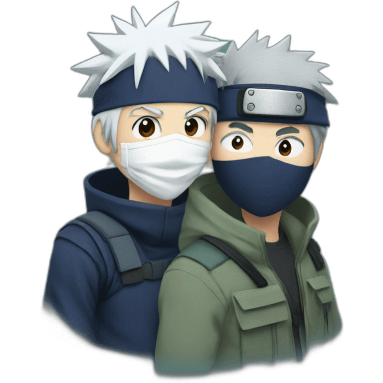 Kakashi with shidori emoji