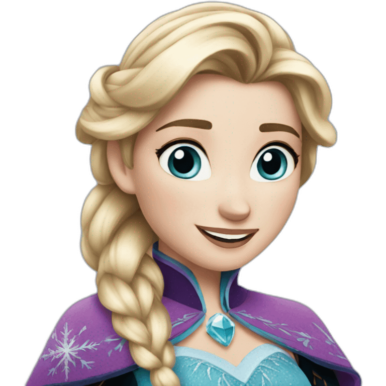 Anna princess frozen emoji