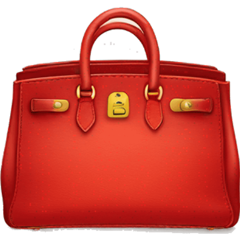 Red birkin bag emoji