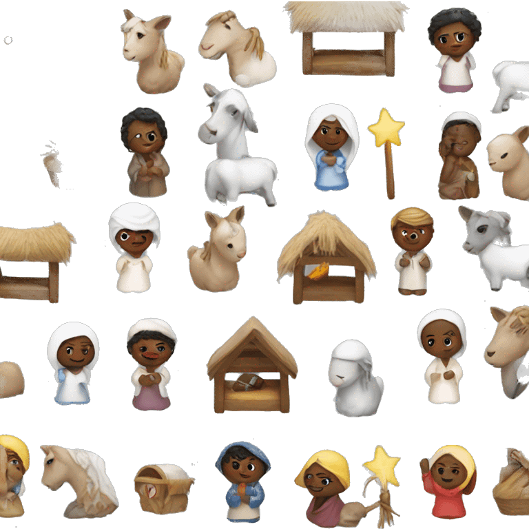 nativity set  emoji