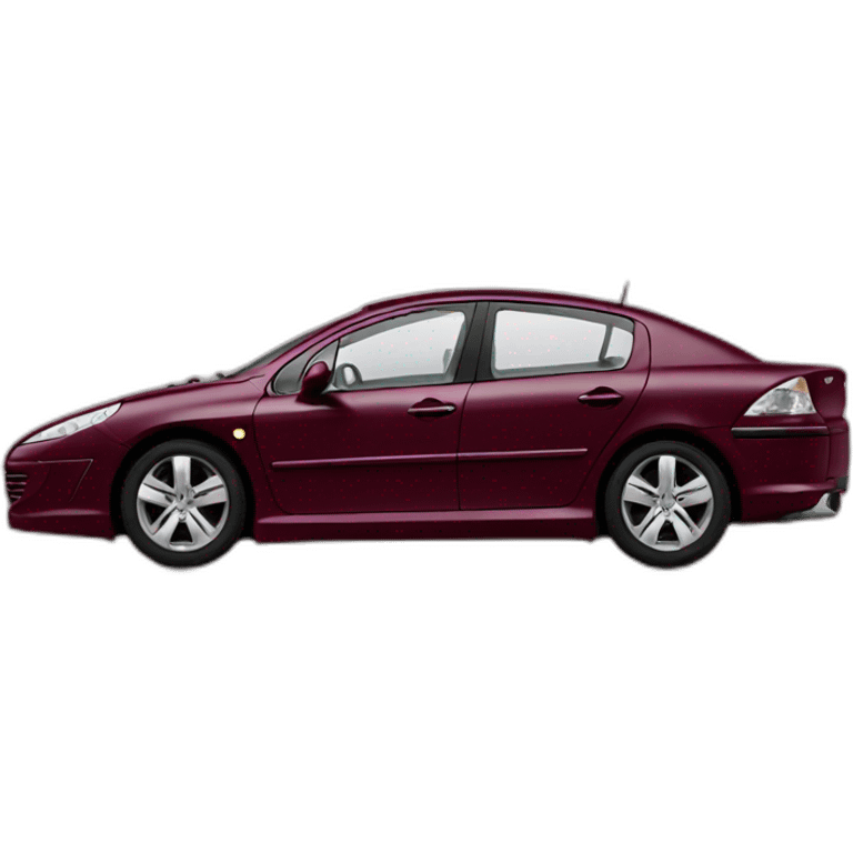 Peugeot 407 couleur bordeaux emoji