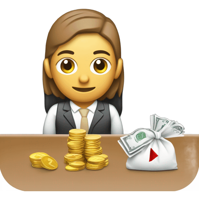 Generate a simple emoji-style icon representing the ‘Financials Platform Services’ team at Procore. The design should incorporate:
	•	Finance (💰 or 💱 for Multicurrency)
	•	Work Breakdown Structure (WBS) (📊 for structured planning)
	•	Egypt (🇪🇬 as the team’s location) emoji