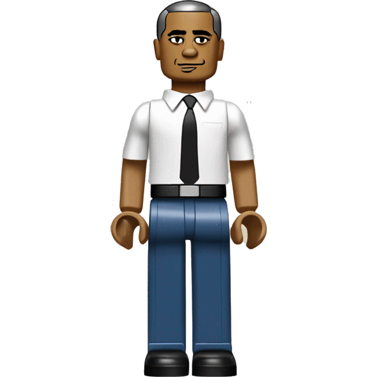 BARACK OBAMA full body lego emoji