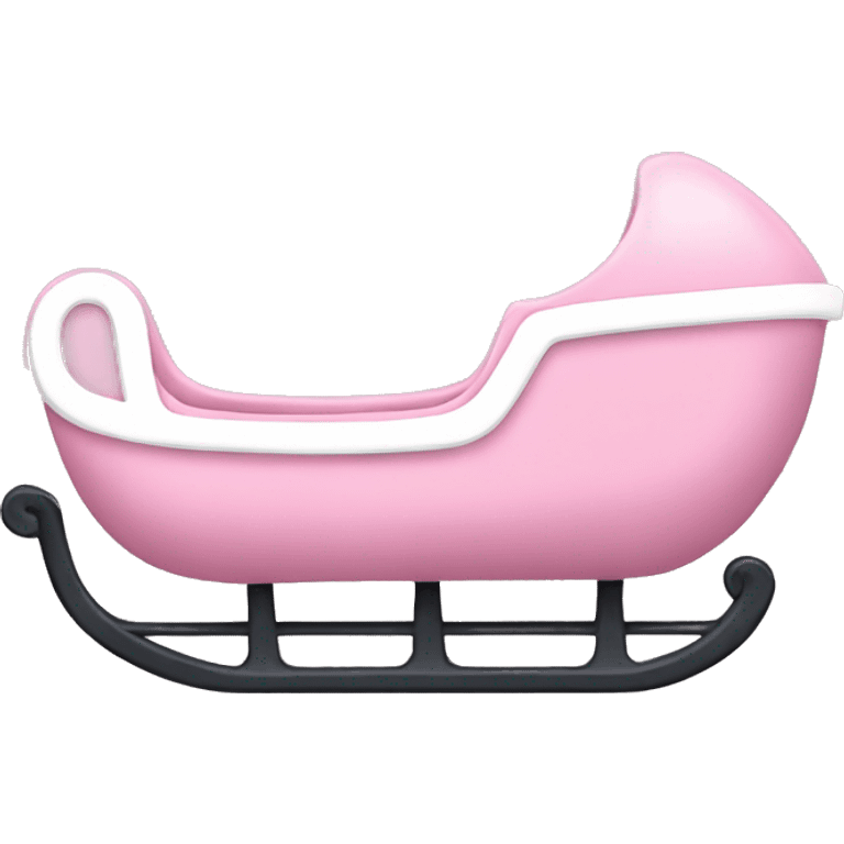 Light pink sled emoji