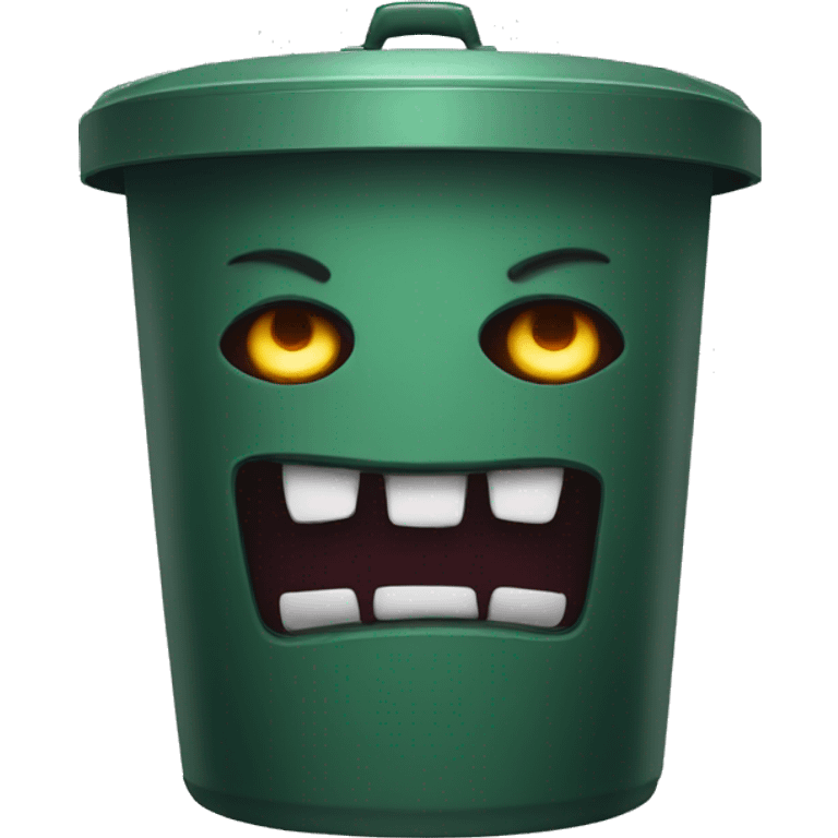 Demonic Trashcan emoji