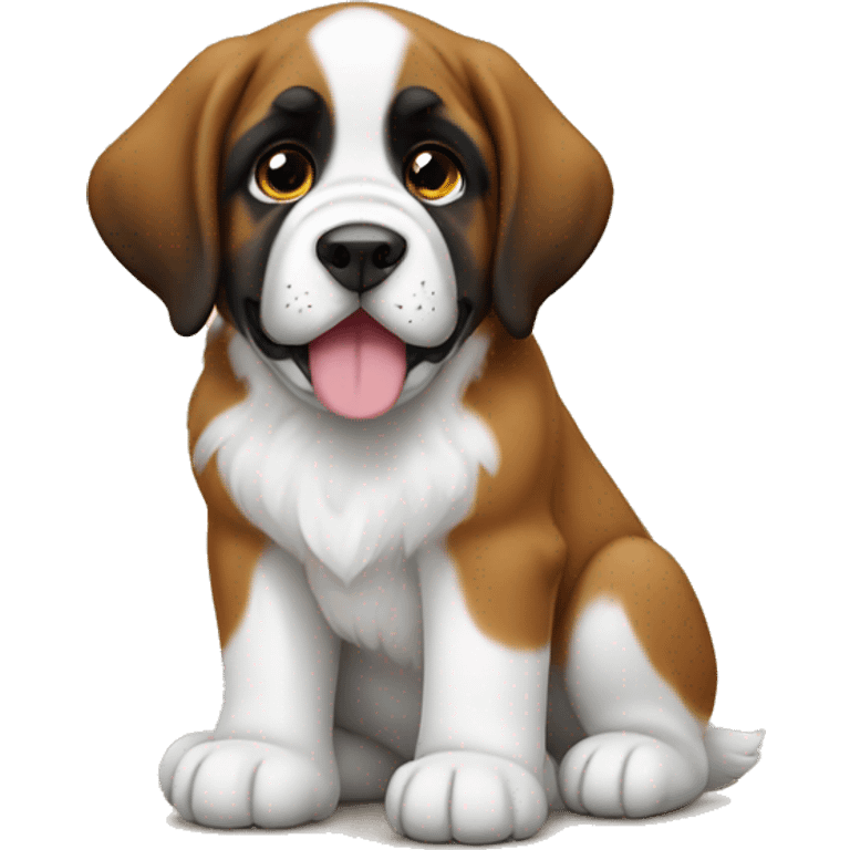 saint bernard puppy emoji