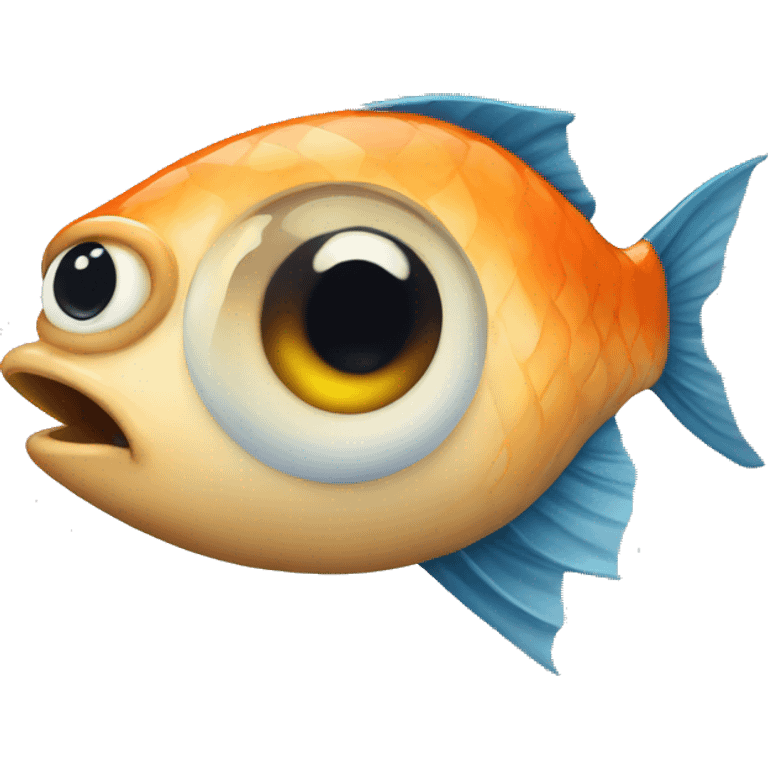 A fish that rolled its eyes 🐟 emoji