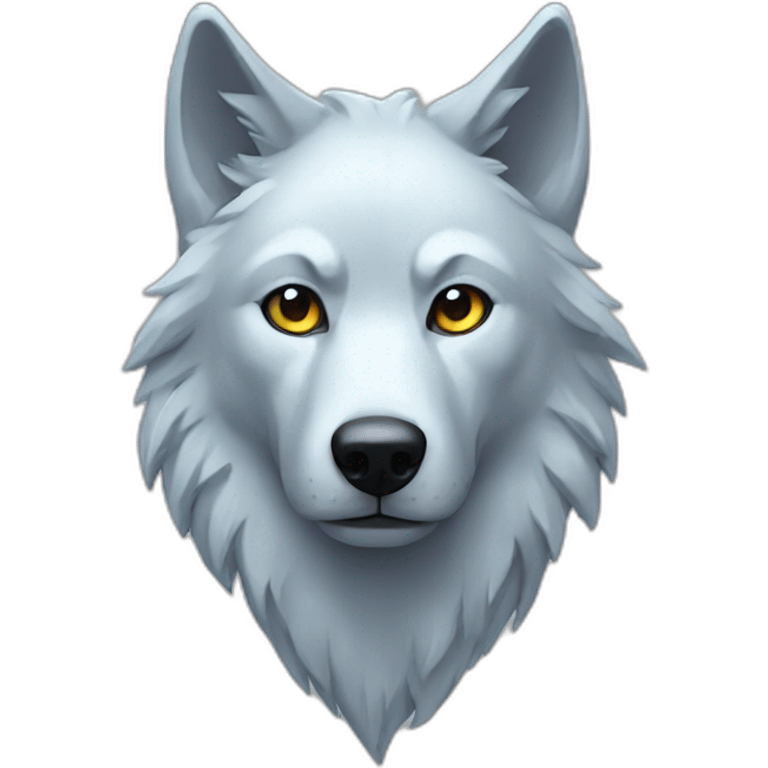 Glass Wolf emoji