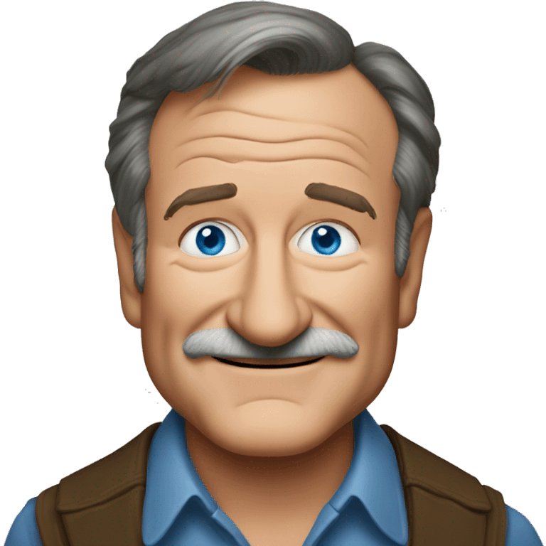 robin-williams with blue eyes emoji