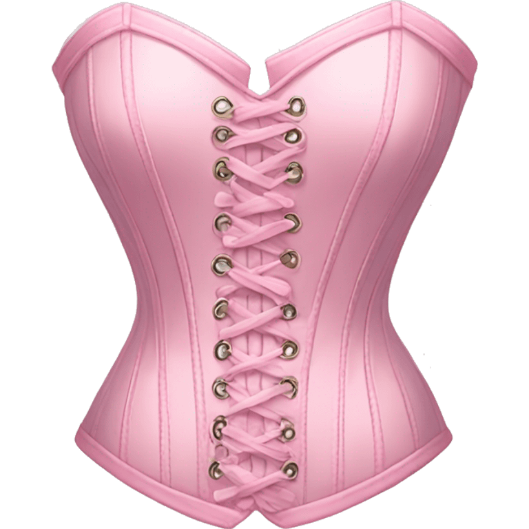 Pastel pink corset  emoji