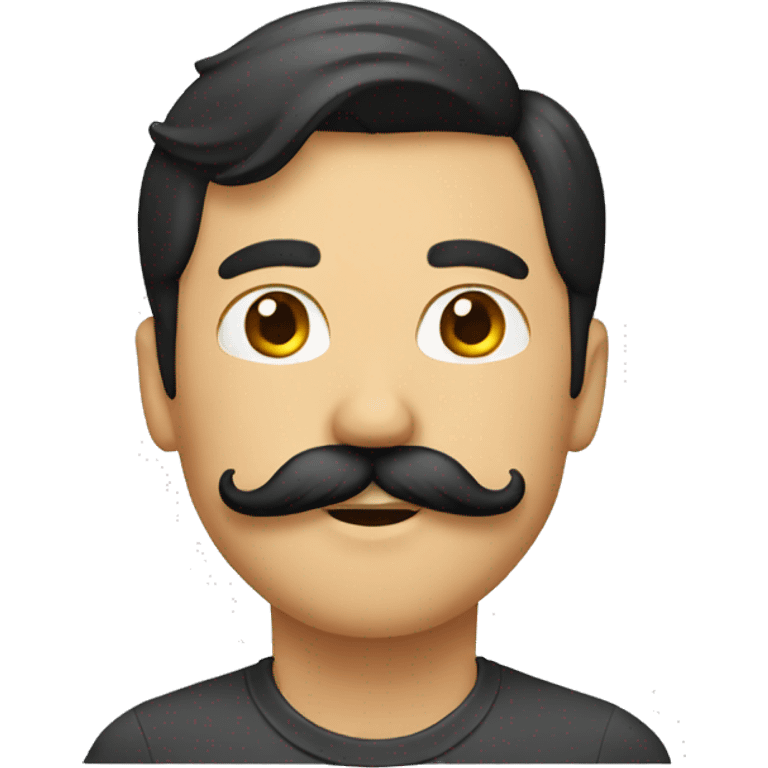 The mustache emoji