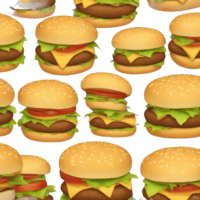 Hamburger no meat emoji