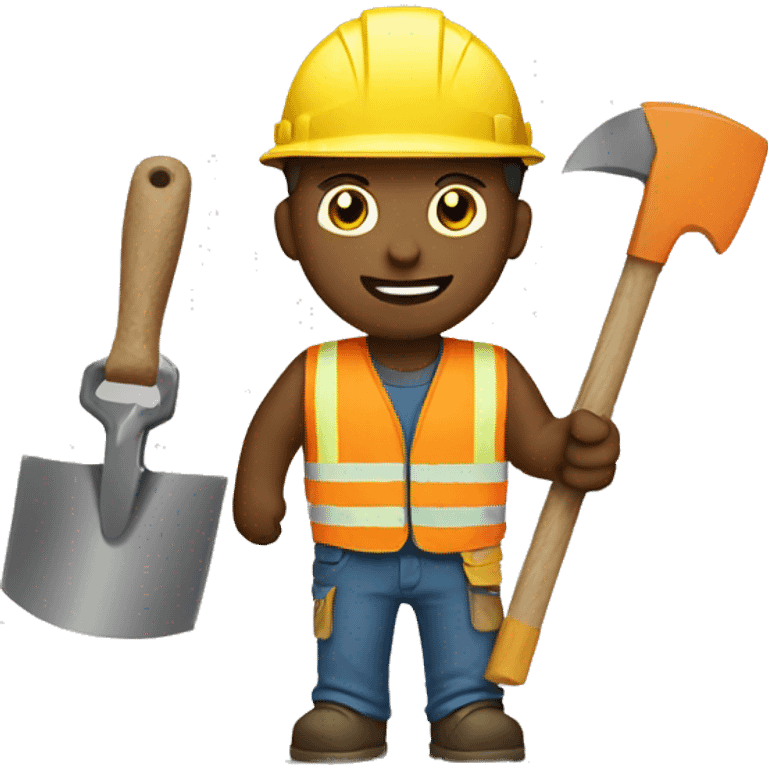 construction work shove emoji