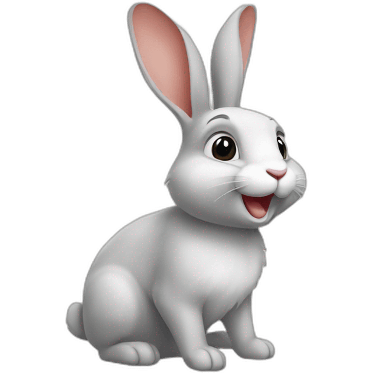 Rabbit at france emoji