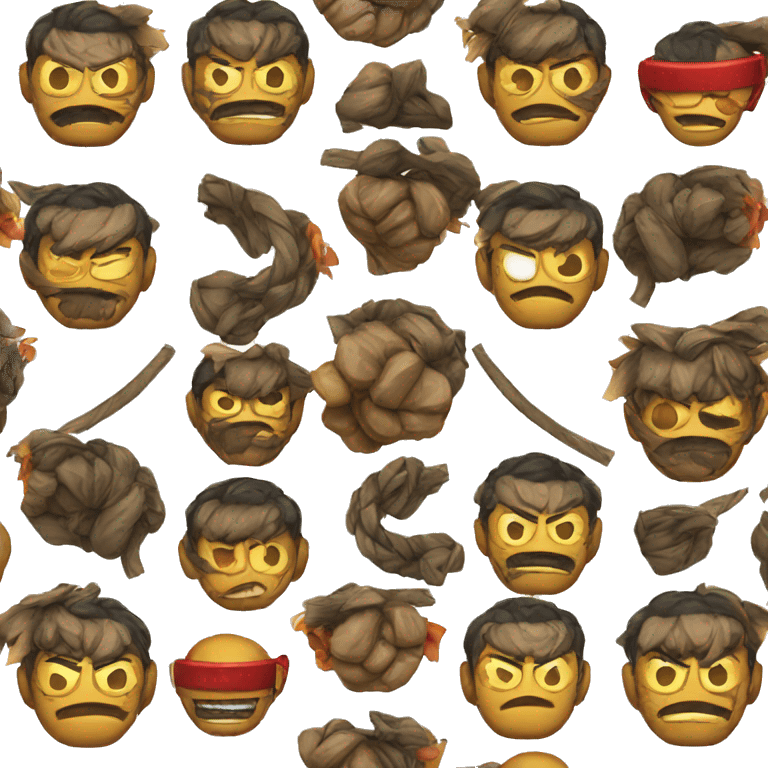 Drapeau street fighter  emoji