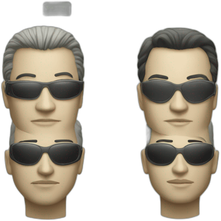 The matrix code emoji