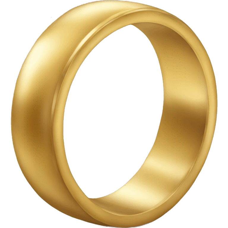 Golden wedding ring emoji