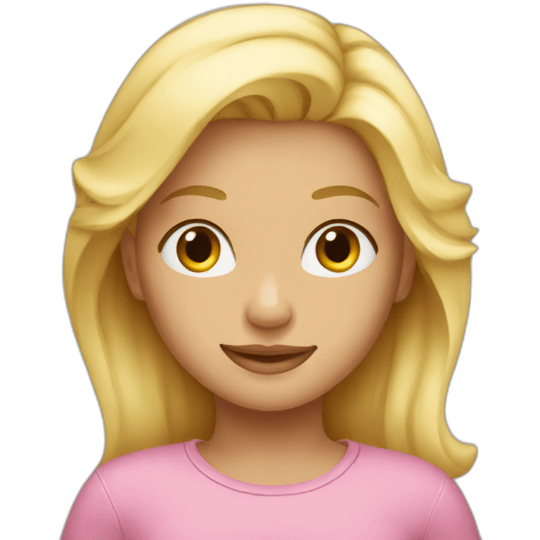 blond girl emoji